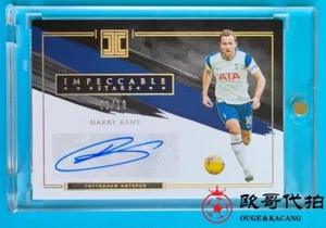 2021-22 Panini Impeccable Tottenham Harry Kane Gold Stars Auto 9/10 - Picture 1 of 2