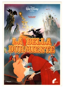 Sleeping Beauty - La Bella Durmiente - Walt Disney - Postcard - 1980's - VG - Bild 1 von 2