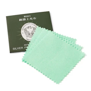 50 pezzi panno lucido argento sterling antiappannamento quadrato pulitore gioielli 75 mm - Foto 1 di 12