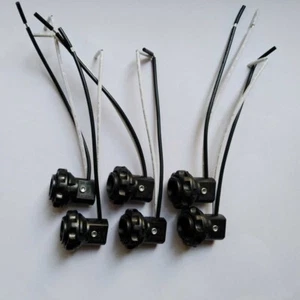 6Pcs Candelabra Base E12 Sockets w/Screw Rings 6" Wire Leads US Stock A385 - Picture 1 of 5