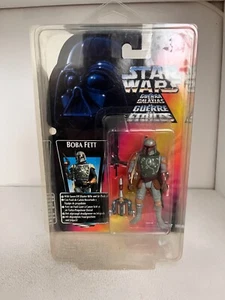STAR WARS POWER OF THE FORCE SERIES BOBA FETT ACTION FIGURE RED CARD KENNER - Picture 1 of 6