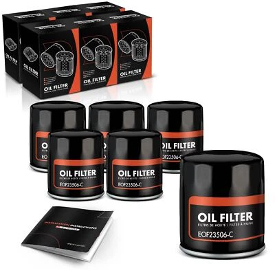 6x Filtro de aceite de motor para Chevy Silverado 1500 Colorado Camaro Cadillac Buick  Foto 1 de 4