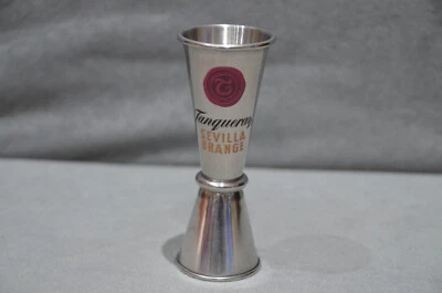 25ml & 50ml Spirit Measure Double Jigger Tanqueray Flor De Sevilla Orange New - Image 1 of 4