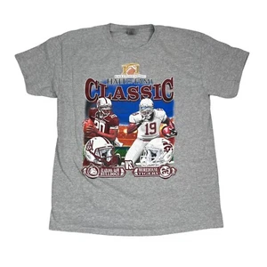 Schwarzes klassisches College Football Hall of Fame T-Shirt meliert grau Erwachsene Large - Bild 1 von 6