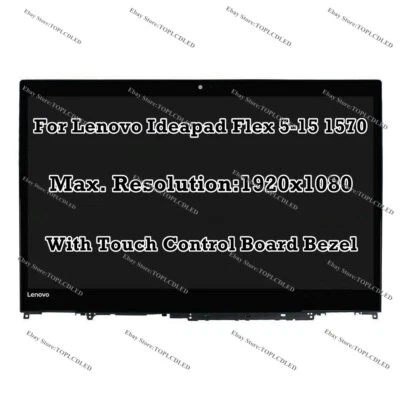 Lenovo Flex 5-1570 FHD LCD Anzeige Bildschirm Berühren  Baugruppe Rahmen 15,6" - Bild 1 von 4