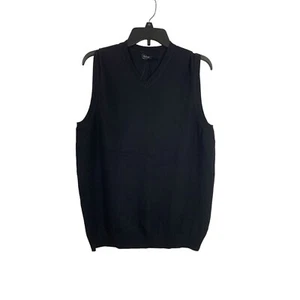 APT 9 Mens V-Neck Black Sweater Vest XL - Picture 1 of 6