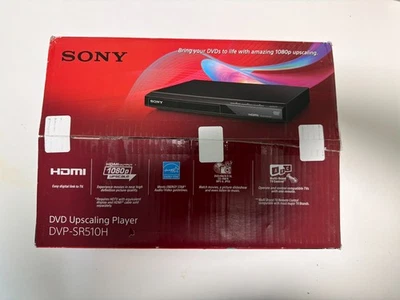Sony DVP-SR510H Upscaling HDMI 1080p Full HD DVD Player with Remote Control - Image 1 of 4