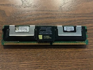Kingston KVR667D2D4F5/2G – 2GB DDR2 667MHz / PC2-5300F / CL5 – Modulo RAM Usato - Imagen 1 de 1