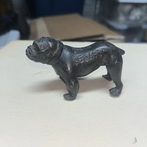 Vintage Cast Iron Segars Bulldog Advertising Cigars John W. Merriam 3” L x 1-7/8 - Picture 1 of 8