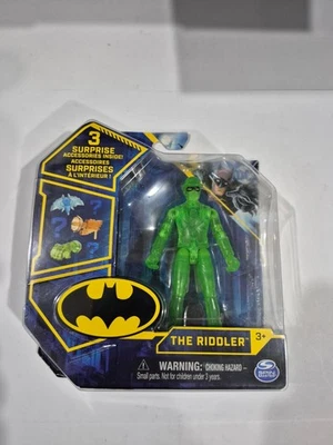 Экшн-фигурка DC Batman Bat Tech The Riddler Green Translucent Clear 3,75 дюйма 2020 - Изображение 1 из 2