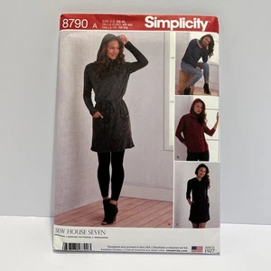 Simplicity 8790 MISSES KNIT DRESSES & TUNICS Sewing Pattern Sizes XS - XL (6-24) - Picture 1 of 2