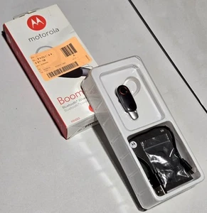 Motorola MH003A Boom 2+ FOR PARTS ONLY Bluetooth Wireless Headset Black Ear Hook - Picture 1 of 6