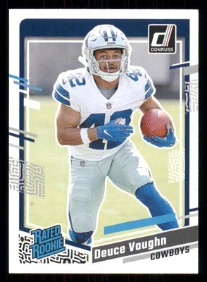 2023 Donruss #324 Deuce Vaughn RR RC - Image 1 of 2