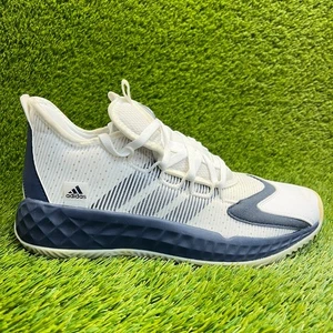 Zapatillas deportivas Adidas Pro Boost bajas para hombre talla 11 blancas azules - Imagen 1 de 10