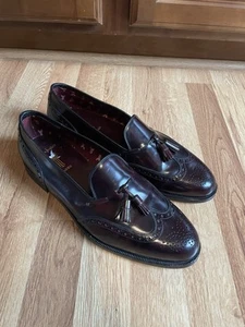 Yanko Burgundy Tassel Loafers, Size 10.5EE! Make An Offer! - Picture 1 of 10