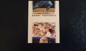 Danny Tartabull Dion James 1988 Topps League Ldrs MINI Miscut RARE ODD - Picture 1 of 2