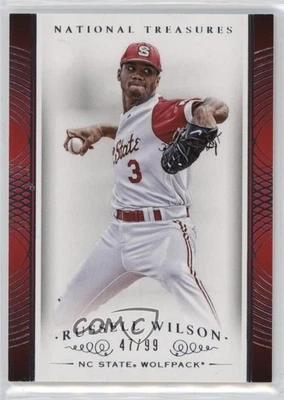 Panini National Treasures College 2015 47/99 Russell Wilson #89 0dy3 Foto 1 de 3