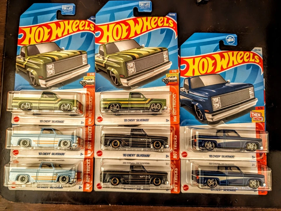Hot Wheels 83 Silverado Mainline Lote de 8 Foto 1 de 1