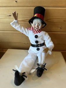 16" Einweg Schneemann Elfe Weihnachten schwarz weiß 4102652 BESCHREIBUNG LESEN (1) - Bild 1 von 4
