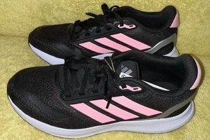 Neu Adidas Runfalcon 5.0 Big Kinder IE8585 schwarz/pink Laufschuhe Größe 6 - Bild 1 von 11