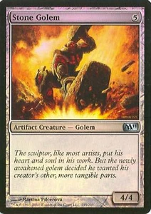 MTG - M11 - Stone Golem - Foil - NM - Picture 1 of 1