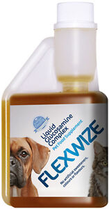 Flexwize Liquid Glucosamine Chondroitin MSM Complex for Dogs for Joint Health