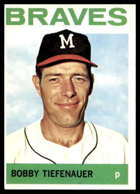 1964 Topps #522 Bobby Tiefenauer Milwaukee Braves NR-MINT - Image 1 of 2