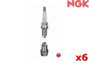 NGK Spark Plug FOR Audi 90 1989-91 2.3 E 20V Quattro BKUR7ET x6 - Picture 1 of 1