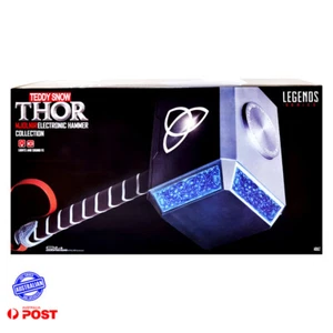 Marvel Thor Mjolnir Metal Electric Hammer Avengers 1:1 Scale Metal Collectable - Picture 1 of 9
