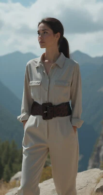 Mujeres Animal Print Negro Elástico Cinturón Ancho Marrón Leopardo Hebilla Cuadrada XS S M Foto 1 de 4