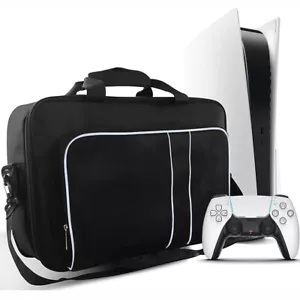 Storage Bag for PS5 Nylon Carry Case Travel Bag Compatible for 5 - Picture 1 of 12
