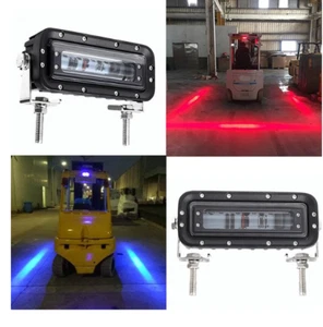 Luz de seguridad LED zona roja para montacargas 10V-80V almacén advertencia para peatones Spotligt - Imagen 1 de 7
