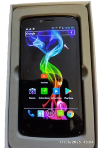 Archos 53 Platinum Black Dual Sim Android Slim Smartphone with Battery - working - Picture 1 of 6