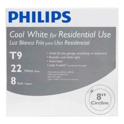 391169 Philips FC8T9/COOL WHITE PLUS 8in 22W Circular Fluorescent Lamp T9 - Image 1 of 3