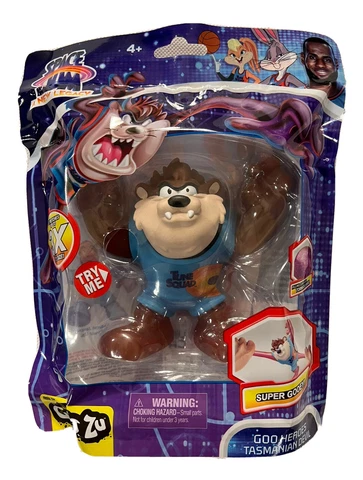 SPACE JAM A New Legacy Heroes of Goo Jit Zu Tasmanian Devil TAZ Stretch Toy NEW Cover