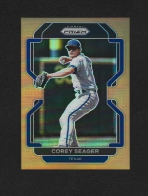 2022 帕尼 Prizm Corey Seager #225 霓虹橙色 Prizm 60/100 德克萨斯游骑兵 — 第 1/2 张图片