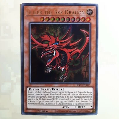 Slifer the Sky Dragon KICO-EN063 (Yu-Gi-Oh!) 1st Edition NM-M - Image 1 of 2