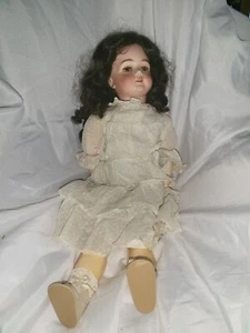 ANTIKE DEUTSCHE STIEFMÜTTERPUPPE SELTENE FORM 23"" FANTASTISCH - Bild 1 von 8