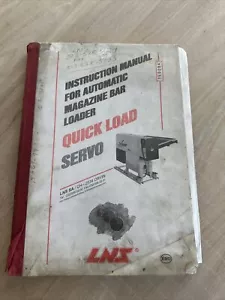 LNS Quick Load Servo Bedienungsanleitung automatischer Magazinstangenlader - Bild 1 von 3