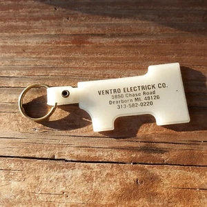 Ventro Electrick Co. Dearborn MI Michigan Keychain - Picture 1 of 1