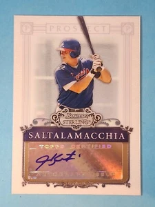 2006 Bowman Sterling AUTO RC Jarrod Saltalamacchia Atlanta Braves #BSP-JS ⚾ - Picture 1 of 2