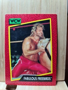 FABULOUS FREEBIRDS🏆1991 WCW Impel #120 Wrestling Card🏆FREE POST - Picture 1 of 2