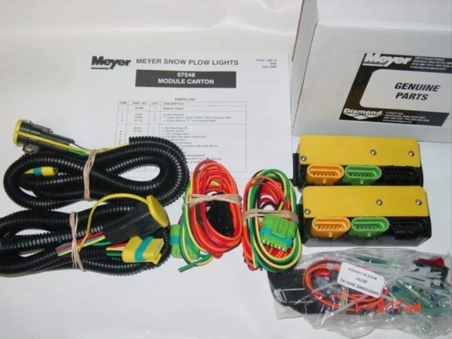 Genuine OEM Meyer Nite Saber Headlight Wiring Module Kit 07548 - Image 1 of 1