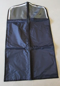 Lands End Garment Bag 39x23 Coat Dress Suit Carrier Front Zip Blue NOS - Picture 1 of 5