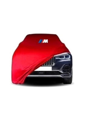 Red Car Cover For BMW X3 MClass Dust Proof Windproof  Combing Car Cover Indoor Foto 1 de 4