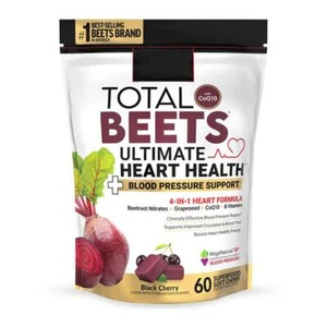 FORCE FACTOR Total Beets Ultimate Heart Health Apoyo a la presión arterial Chewsv Reino Unido - Imagen 1 de 12
