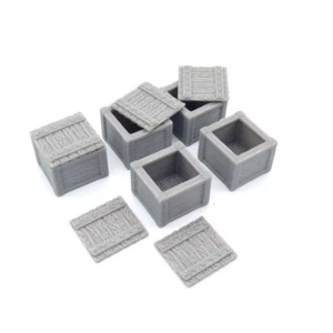 3D Printed Terrain LOTR WFB D&D wargaming set of square boxes - Picture 1 of 4