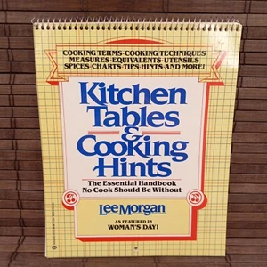 Kitchen Tables & Cooking Hints Lee Morgan 1982 Vintage Handbook Woman's Day - Picture 1 of 9