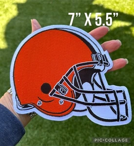 Cleveland browns più grande 7"" Ferro da stiro ricamato - Foto 1 di 4
