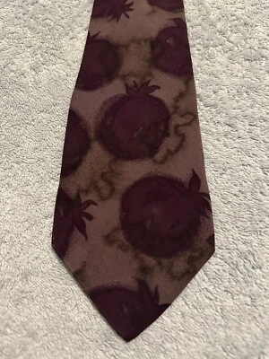 Corbata para hombre Charles Jourdan 100 % seda 3B marrón estampado envío y devolución gratuitos París clásica Foto 1 de 4